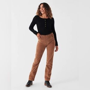 Women's Corduroy Pants in Tan